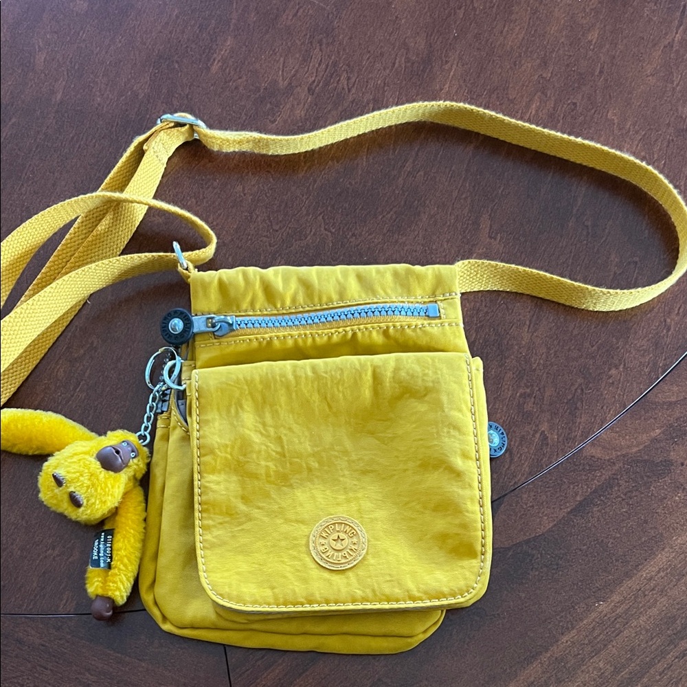 Kipling Sunny Yellow Crossbody Bag